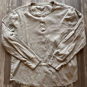 Madewell lounging thermal medium